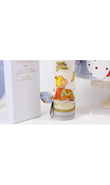 Trusou de botez cu broderie personalizata pentru baieti, Micul print, Le petit prince  25